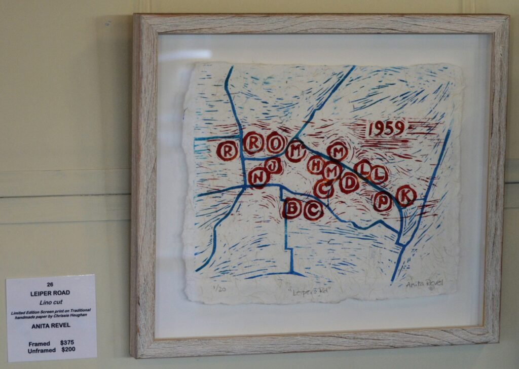 Leiper's Road art print celebrating power arriving in Cowaramup